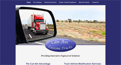 Desktop Screenshot of canamcustomtrucks.com